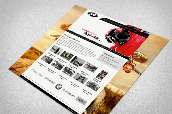 irf Motor Kurumsal Web Sitesi Tasarımı