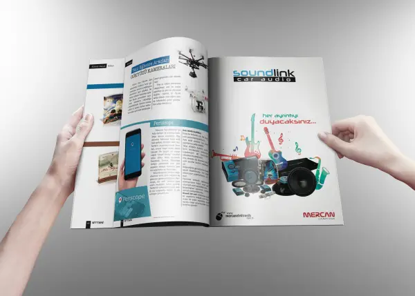 Mercan Elektronik Dergi Reklam Tasarımı